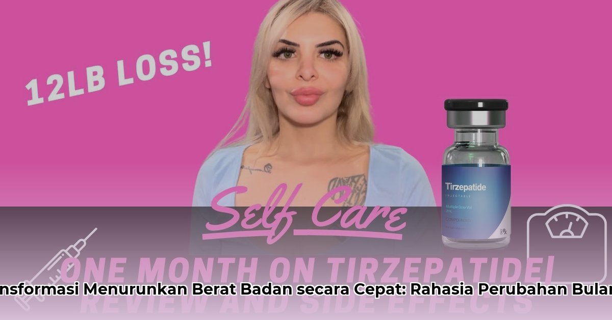 compounded tirzepatide weight loss graph by month